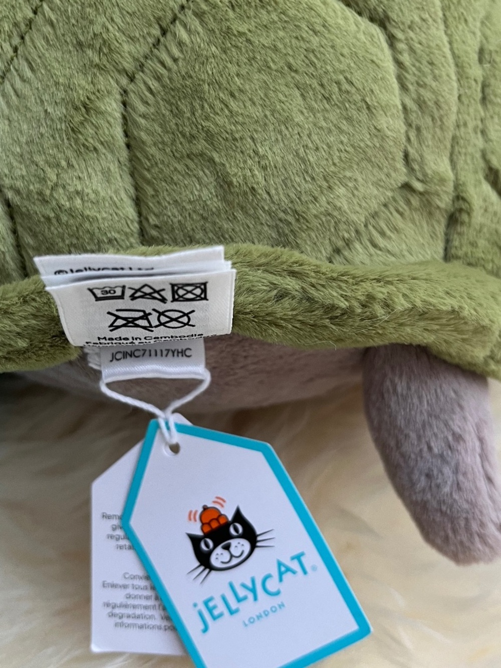 Timmy Turtle Jellycat BNWT. Dust bag included - Picture 4 of 5